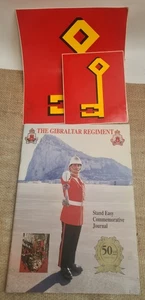 Gibraltar Regiment 50th Anniversary Commemorative Military Journal 1989 & Keys - Bild 1 von 9