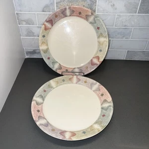 Corelle  MIRAGE Sandstone Southwest DESIGN Set of 2 Dinner 10 1/4" Plates - Picture 1 of 9
