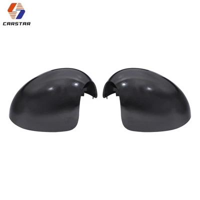GLOSS BLACK DOOR SIDE WING MIRROR COVER CAP For BMW MINI R55 R56 R57 R58 2007-15 - Image 1 of 4