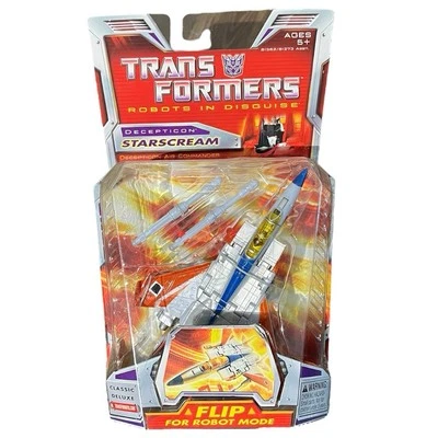 Classic Deluxe 2006 Hasbro Transformers Decepticon Starscream Toy Action Figure - Image 1 of 4
