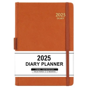 2025 Appointment Book & Planner Jan - Dec Daily Hourly Planner Monthly Organizer - Picture 1 of 9