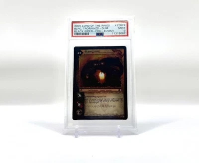 PSA 9 ELVISH 2005 Decipher Lord Of The Rings Balrog Terror Foil None Higher - Image 1 of 2