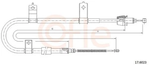 COFLE Bremsseil Seilzug Feststellbremse 17.6023 für KIA SA PICANTO 1 CRDi - Bild 1 von 7