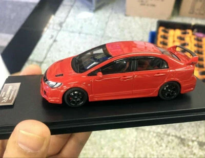 ¡¡Raro!! Mugen RR Honda Civic TYPE-R Escala 1/43 Resina Modelo Coche Rojo Foto 1 de 4