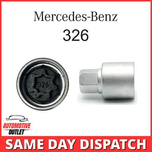 MASTER SECURITY WHEEL LOCKING BOLT KEY 326, 17mm SOCKET FOR MERCEDES A C E CLASS - Picture 1 of 6