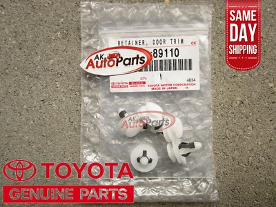 89 - 02 TOYOTA 4RUNNER ВНУТРЕННЯЯ ЧЕТВЕРТЬ ПАНЕЛИ ОТДЕЛКИ МОНТАЖНЫЕ ЗАЖИМЫ QTY 5 OEM НОВЫЙ - Изображение 1 из 2