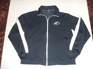 Akron Zips Warm Up Women's Large Jacket Full Zipper Front w/ Pockets Dark Blue - Picture 1 of 3