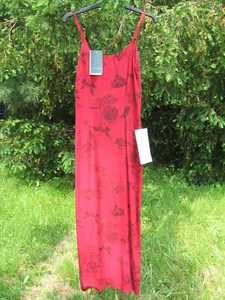 Laura Ashley sandgewaschen Seide Spaghettiträger gefüttert Kleid Neu mit Etikett Größe 6 KOSTENLOSER S/H - Bild 1 von 7