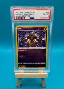 2022 Pokemon Radiant Alakazam 059/195 Silver Tempest HOLO Rare PSA 6 - Picture 1 of 2