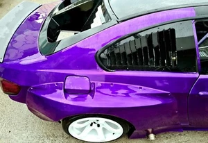 BMW e46 Coupe Louvered Quarter Windows Aluminium Blinds Lightweight Drift - Bild 1 von 10