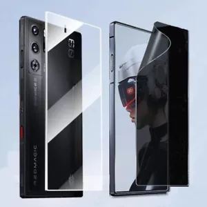For Nubia Red Magic 10Pro Privacy Soft Screen Protector/Tempered Glass Back Film - Picture 1 of 11