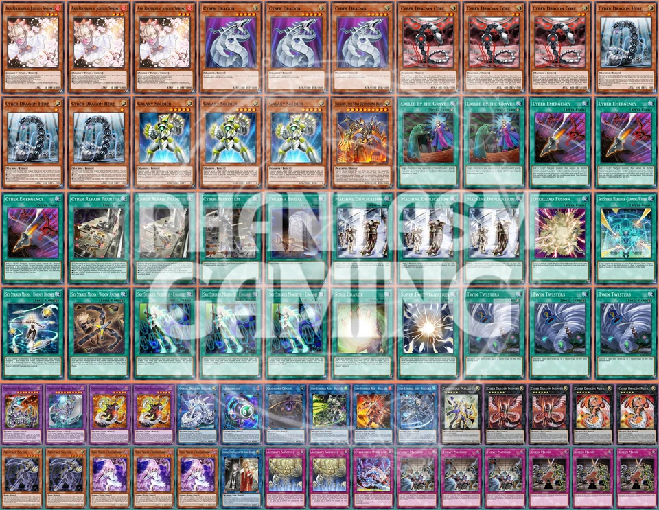 Cyber Dragon Deck Galaxy Soldier Megafleet Sieger Isolde Yugioh - Image 1 of 1