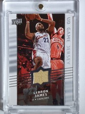 2008 Upper Deck Lebron James #PATCH Game Worn Jersey - Rare