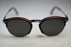 OMEGA OM 0014-H 05D Matte Black/Gunmetal/Red 53-21-145 W/CASE AND BOX 9789 - Picture 1 of 12