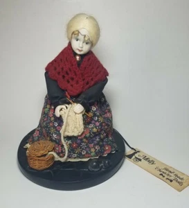 VINTAGE Owencraft Irish Craft The Aran Knitter Molly Handmade Character Doll - Picture 1 of 8