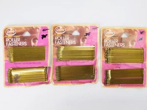 60 PCS Vintage 1973 GOODY Ball Tip Roller Fasteners # 820 Bobby Pins - Picture 1 of 6