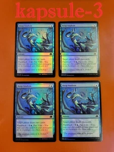 4x Deep Analysis | FOIL | Dominaria Remastered | MTG Magic Cards - Picture 1 of 2
