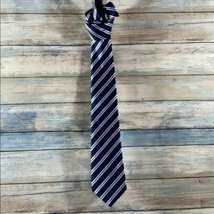 The Childrens Place, Kids Tye, Size 8-14, Blue with White Stripes. - Picture 1 of 1