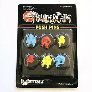 Vintage 1986 Butterfly Originals THUNDERCATS Push Pins Set Sealed New-Old-Stock - Bild 1 von 7