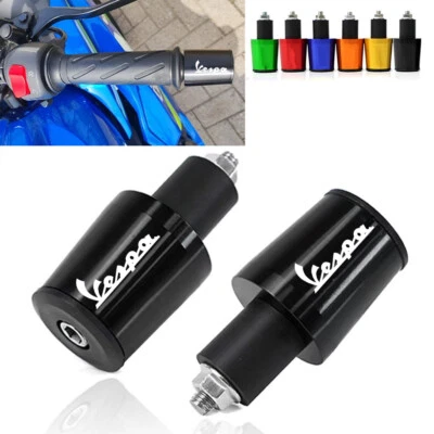 For Vespa GTS 250 300 GTV 125 PX Handlebar Balanced Plug Slider Bar End Grip Cap - Image 1 of 4