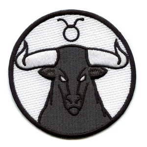 Taurus Zodiac Sign Constellation Iron On Patch - Picture 1 of 1