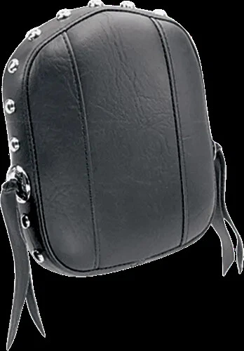 Almohadilla de barra Sissy negra con tachuelas Mustang 7,5x9 Heritage Softail Classic 88-15 Foto 1 de 4