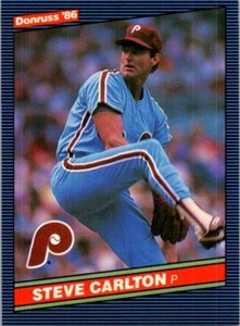 1986 Donruss Steve Carlton  183 Philadelphia Phillies