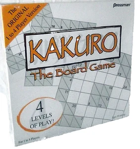 Sudoku KaKuro Game Puzzle Math Crossword Numbers Difficulty Levels Travel Sealed - Picture 1 of 5