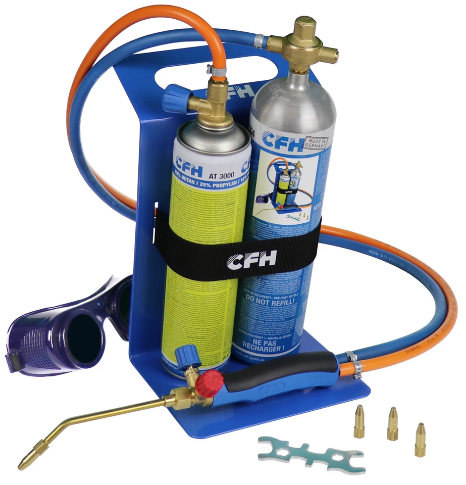 Autogenset Hartlötgerät Schweißfix tragbar CFH SF 3100 löten schweißen mobil - Bild 1 von 1
