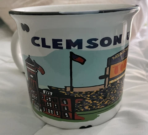 New Clemson University Tigers Painted Coffee Tea Mug By Glory Haus Cover