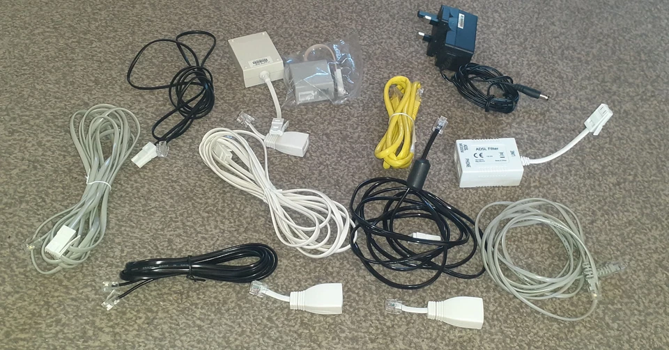Restposten Oberfräskabel und ADSL-Filter - Bild 1 von 1