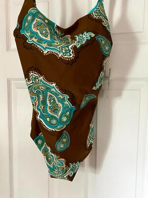 Nuevo con etiquetas Traje de baño de una pieza Aqua Esmeralda Beachwear talla 16  Foto 1 de 4