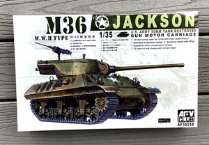 AFV CLUB 1/35 WW II AMERICAN M36 JACKSON US ARMY TANK DESTROYER MODEL 35058 F/S - Picture 1 of 24