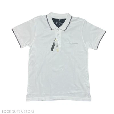 Polo Solo Formali Blanco Manga Corta Consulado General de la India Talla Mediana Foto 1 de 4