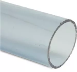 Druckrohr PVC-U 50 mm x 2,4 mm Glatt ISO-PN 10 Transparent 1m  - Bild 1 von 1