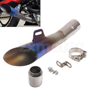 Slip On Motorcycle Exhaust Muffler Tail Pipe For YAMAHA YZF-R6 YZF R6 2008-2016 - Picture 1 of 4
