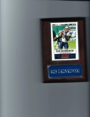 ROB GRONKOWSKI PLAQUE NEW ENGLAND PATRIOTS FOOTBALL NFL   C5 Cover