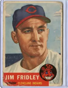 1953 Topps Jim Fridley Cleveland Indians #187 ⭐️💥🎯 Original - Bild 1 von 2