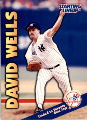 1999 Kenner Starting Lineup Card David Wells New York Yankees - Image 1 of 2