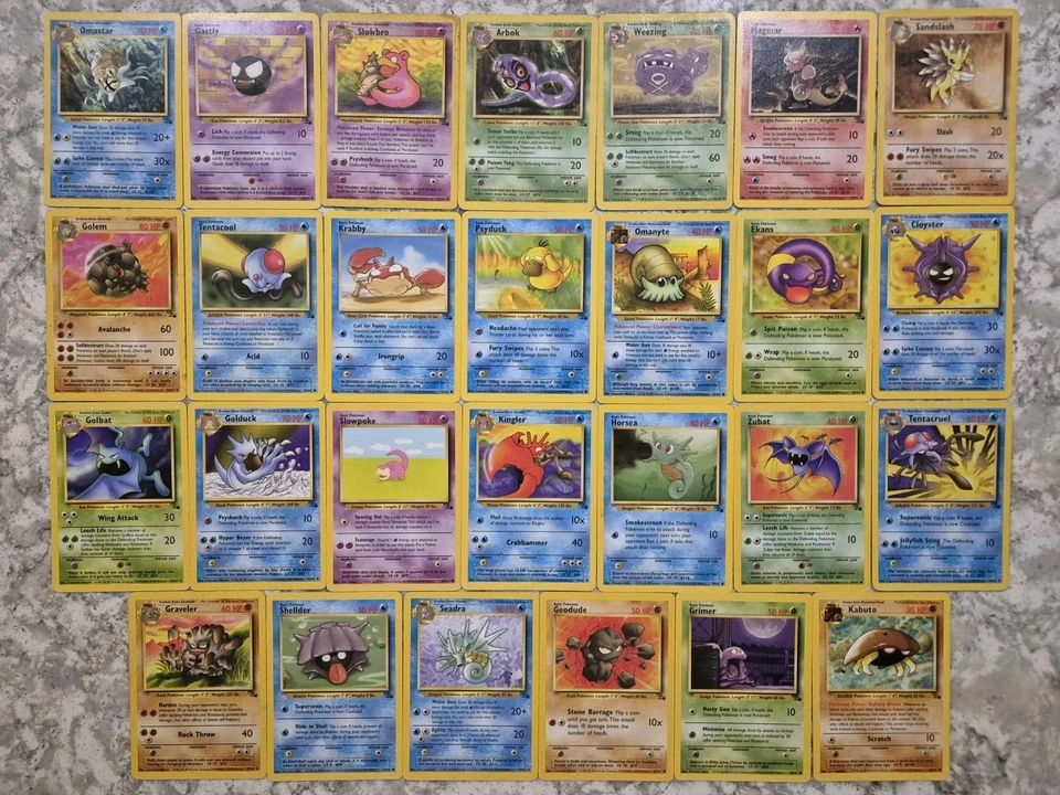 27x WOTC Vintage Pokemon Bundle | Pokémon TCG Fossil - Image 1 of 1