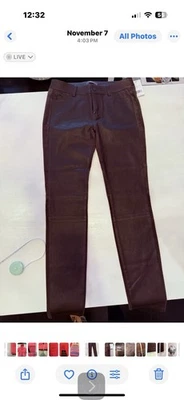 Pantalones bootleg de gamuza de cuero Vince nuevos con etiquetas talla 6 V156820656 Foto 1 de 4