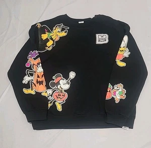 Sudadera Pullover Crew Mickey & Friends Halloween Parques Disney Talla XL Negra - Imagen 1 de 11