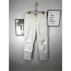 Haute Hippie Tribe weiß distressed 5 Pocket Jeans GR. 12 - Bild 1 von 10