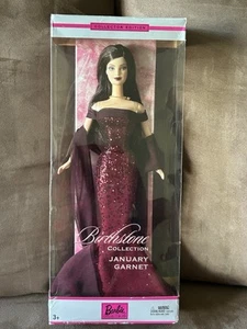 January Garnet Brunette Barbie Doll Birthstone Collection 2002 Mattel C5331 NIB - Picture 1 of 4