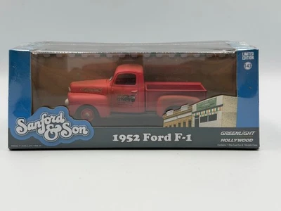 Greenlight Hollywood Sanford & Son 1952 Ford F-1 Pickup, Red, 1:43, NIB - Image 1 of 4
