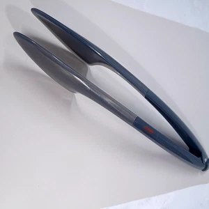 Pyrex heat resistant tongs silicone nylon black grey kitchen cooking tool server - Picture 1 of 8