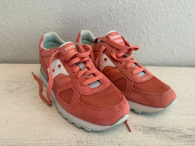 Zapatillas Tenis Mujer Saucony Sombra Rosa Rosa Talla 9 Acentos Verde Azulado Foto 1 de 4