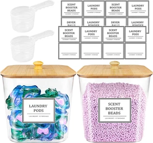 2 Pack Laundry Pods Container,Laun - Picture 1 of 4