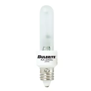 Bulbrite 473121 KX20FR/MC Krypton Xenon 120V 20W T3 Mini Candelabra E11 Frosted - Picture 1 of 2