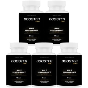 Boosted Pro Pills for Men, Supports T-Levels and Boosts Energy - 5 Pack - Picture 1 of 3